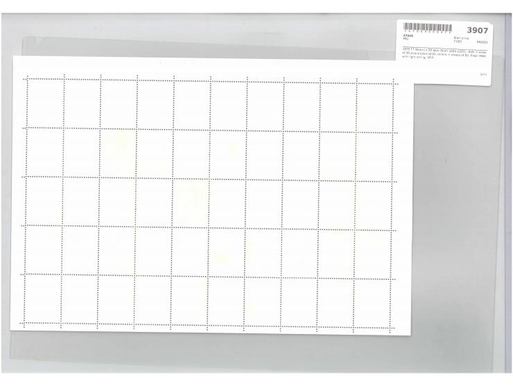 (6-6) in sheet of 30 plus a block of 20, others in sheets of 50. Fresh MNH with light toning. VF-F.