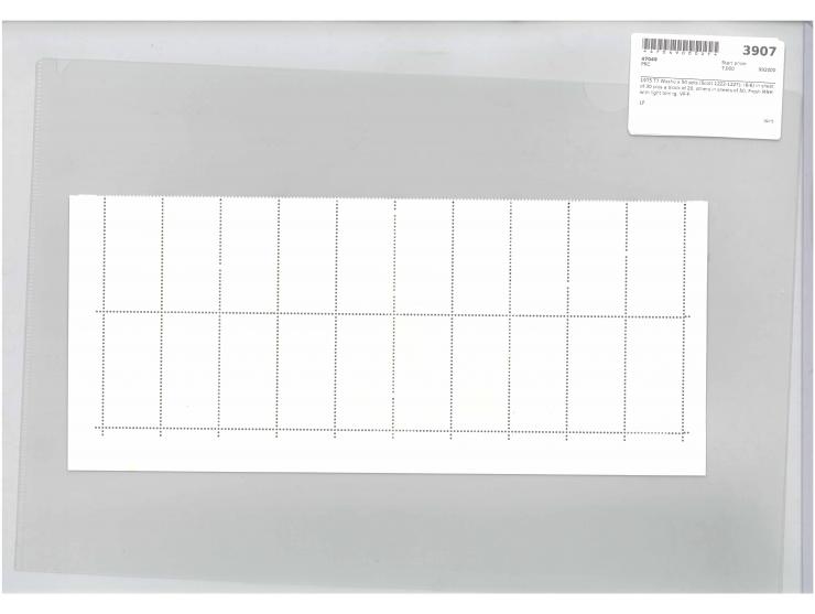 (6-6) in sheet of 30 plus a block of 20, others in sheets of 50. Fresh MNH with light toning. VF-F.