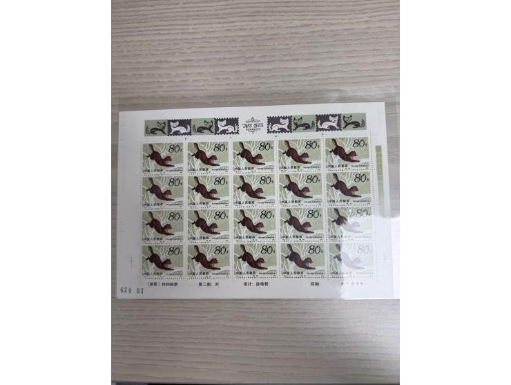 all mint, better including N7 in block of 30, T68 miniature sheet, T1 in blocks of 4 and others. Large quantity. Please view.