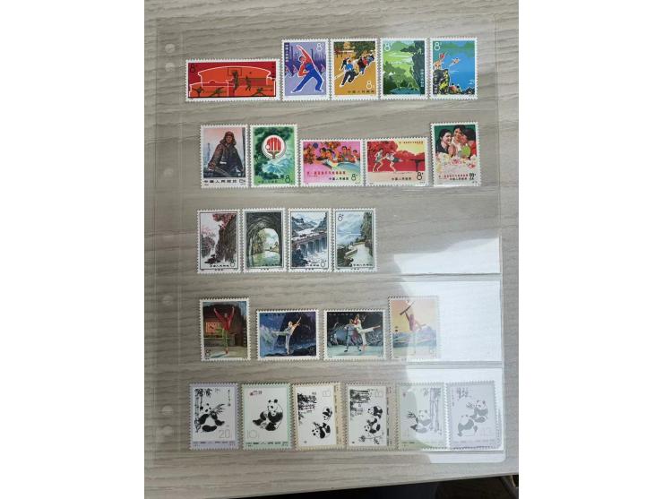 missing N33-38 to get a complete 21 sets. All MNH, a few with toning. F-VF.