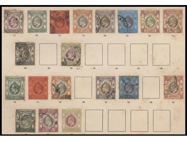 from KEVII to QEII, mostly Regular Issues, including mint stamps to $2 and used to $10. Please view.