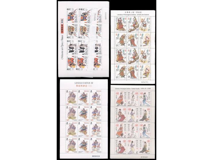 including Dream of Red Mansions x 50, Journey to the West x 50, Legens and Mythology III x 40, Chinese Opera Mask x 33 plus a