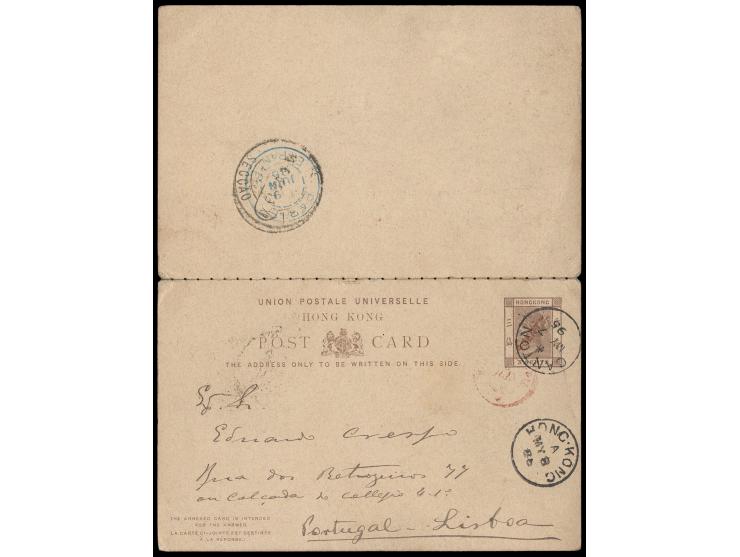 cancelled by Canton cds., with written message on reverse, transit and arrival cds. on front. Earliest recorded use of this c