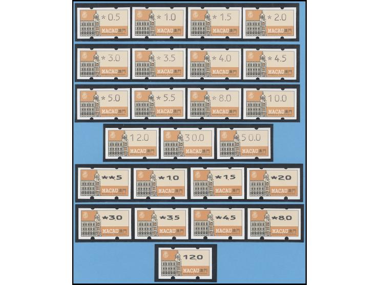better including nice ATM stamps from 0.5a to 50P. Plus a large sheet of Singapore Zodiac series MS. Please view.