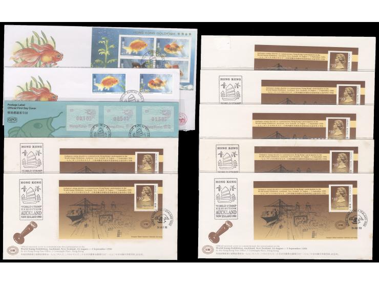 better including 90 Newzealand Stampex MS FDCs. Large quantity. Please view.