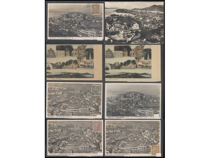 including many bird-eyes-view cards, a few postally used. VF-F.

