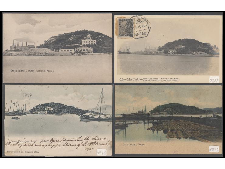 Green Island Cement Factory the the 1st Cement Factory in China, including one real photo card. Some postally used in 1900's 