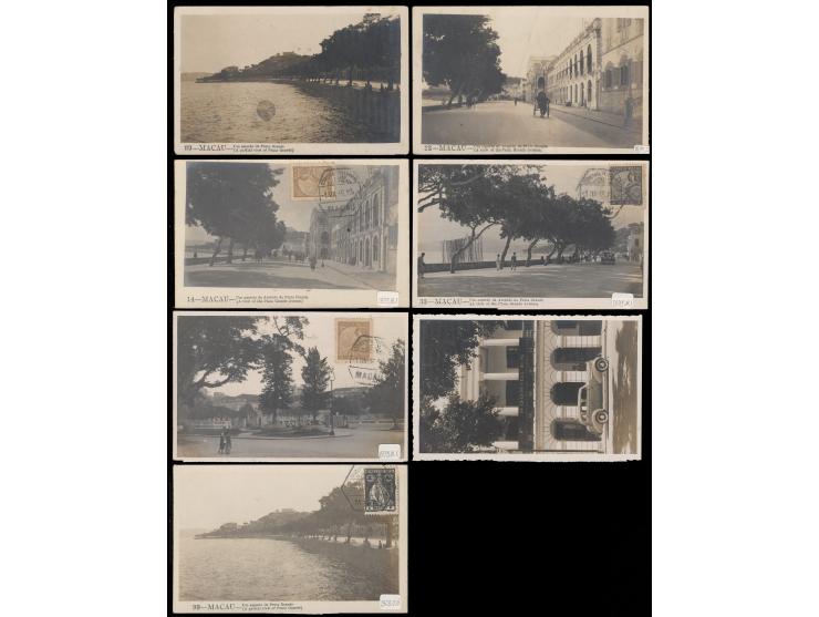 all are rare real photo cards. Some bearing stamps and CTO. VF-F.
