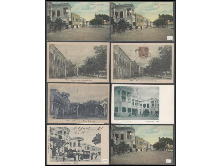 showing Street Scenes, Governor's House, Government Office, Hotel views. Some postally used. VF-F.

