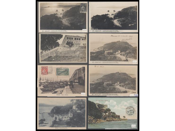 showing Santa Sancha Homested, Hotel Boa Vista（峰景酒店）, Interior Port, Makok Temple, etc views. Some postally used. Very intere