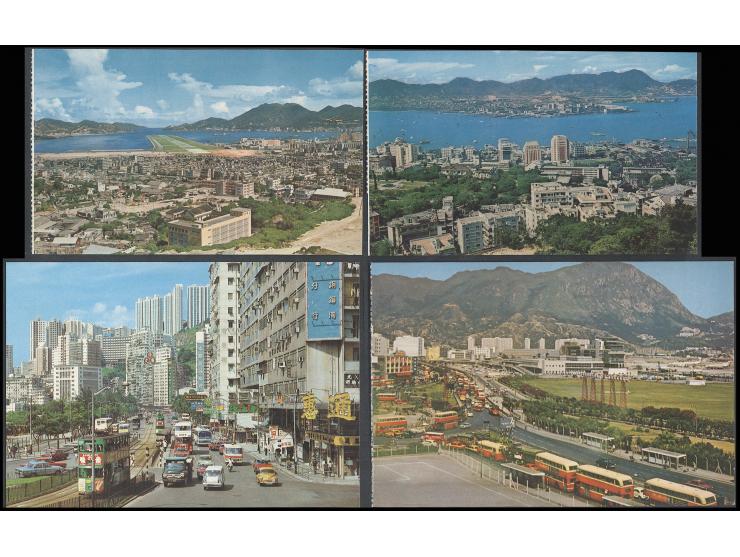 mostly showing Hong Kong views, some postally used. Please view.