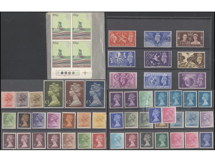 mostly QEII period mint sets, including some nice definitive issues. Please view.