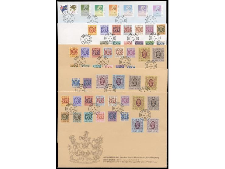 including QEII 4th Issue FDC x 3, LDC x 1 and QEII 5th Issue FDC x 5. Mostly VF.
