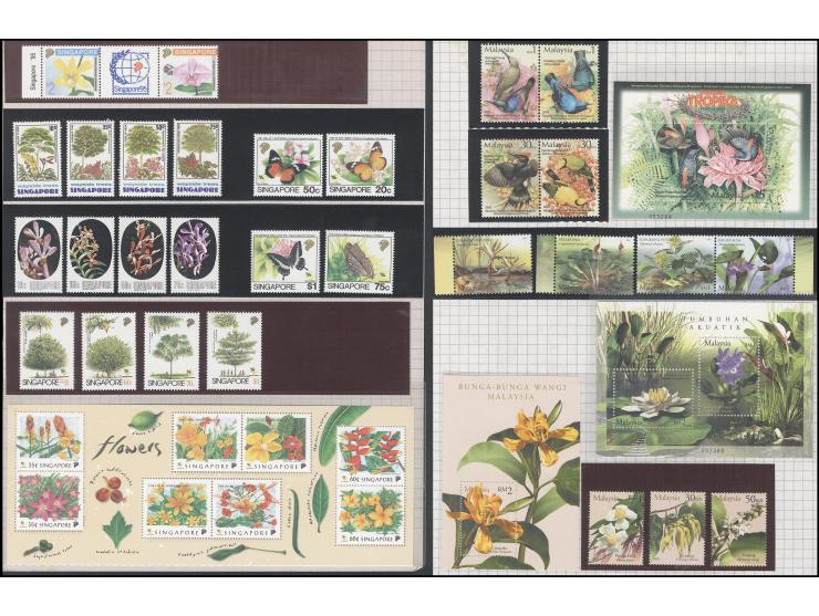 including U.S.A., Singapore, Malaysia, Thailand, Chile, Argentina, Danmark, Italy and many other countries. Large quantity. P
