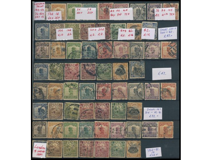 including ROC Junk, SYS, Martyrs, ROC commemorative, Japanese Occupation, Liberated Area, PRC R series, CS series Taiwan stam