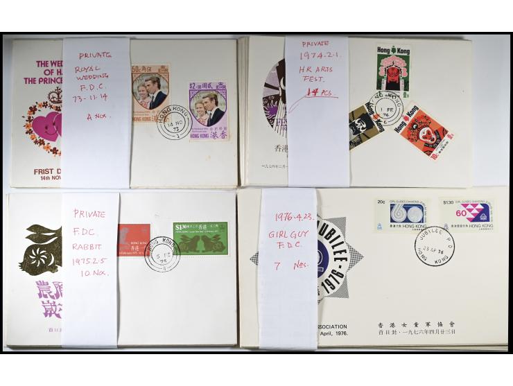 including 16 Hong Kong Past &amp; Present booklets and many non-GPO FDCs. Large quantity. Please view.