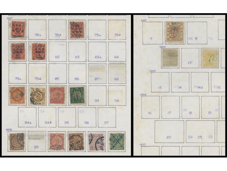 including Large Dragon, Small Dragon, Red Revenue surch., ICP, CIP, CIP ovpt., Hsuan Tung Commemorative, Junk, SYS, Martyrs, 