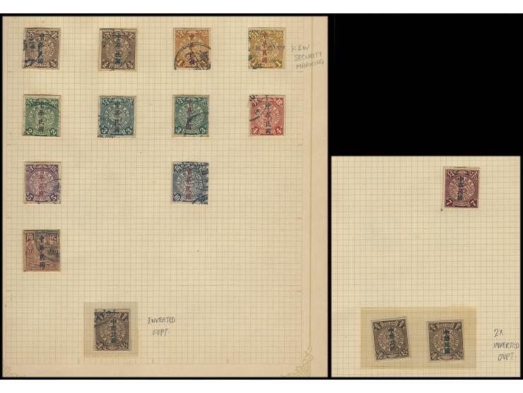 including ICP, CIP, CIP ovpt., ROC SYS, Airmail, For Usage in Sinkiang stamps. Large quantity. Please view.