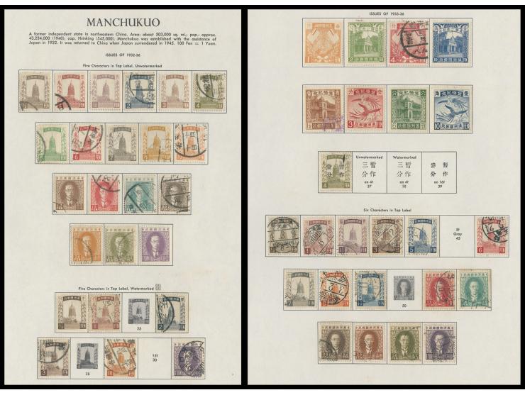 including ROC SYS, Martyrs, Commemoratives, Japanese Occup., Liberated Area, PRC CS, JT series issues. Plus a few Taiwan stam