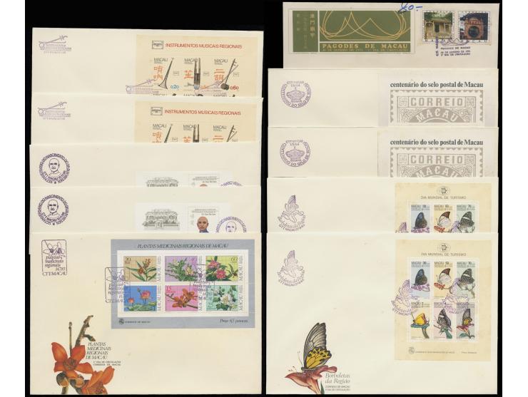including Medicinal Plants FDC, 120th Anniv. of The Birth of SYS, Regional Music Instrucments FDC and others. Large quantity.