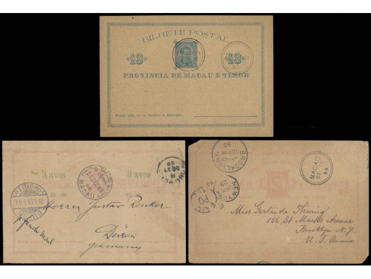 two used and one CTO. One used card with corner faults, other VF-F.
