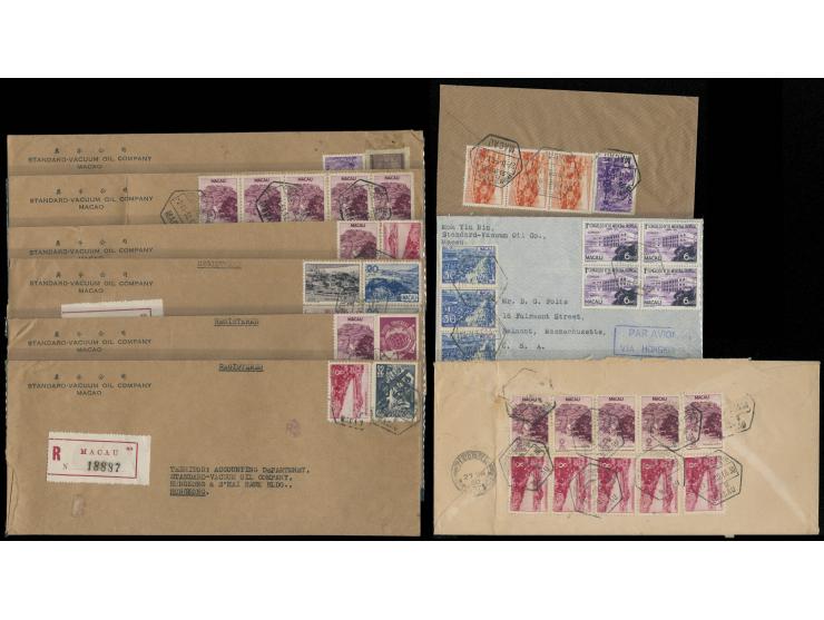one sent to U.S.A., others all sent to Hong Kong. Please view.

