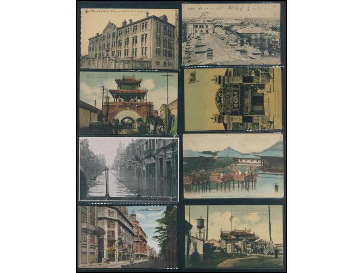 featuring a wide range of subjects including cityscapes, architectural views, religious sculptures, concession district sreet