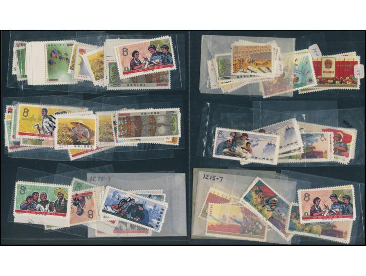 including many nice and early sets such as T3, T4, T5, J9 and others. Large quantity, some with duplicates. Please view.