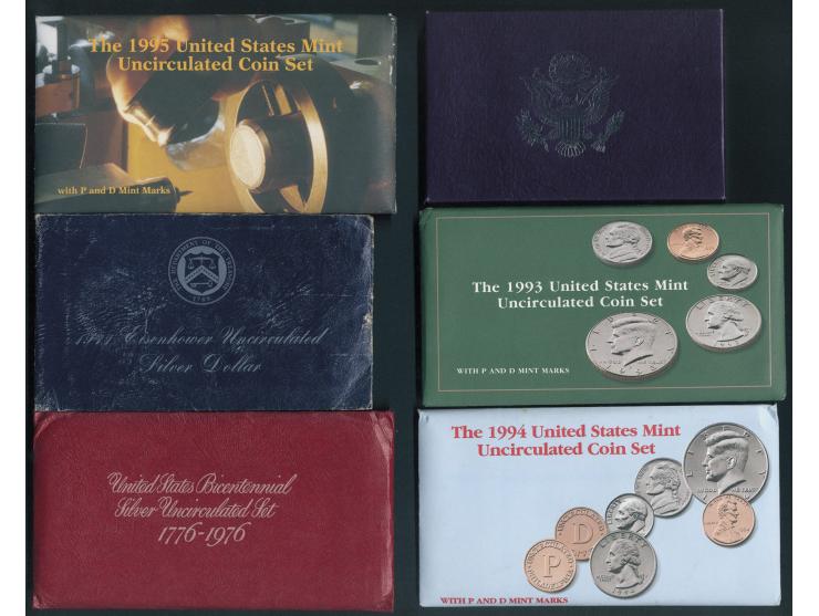 including 1971, 1976, 1990, 1993, 1994 and 1995. All in original packaging. Please view.

