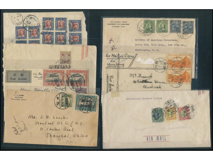 f.w. SYS, Martyrs, Junk, Airmail, National Currency stamps and others. Plus a piece, f.w. PRC R series issues. Please view.
