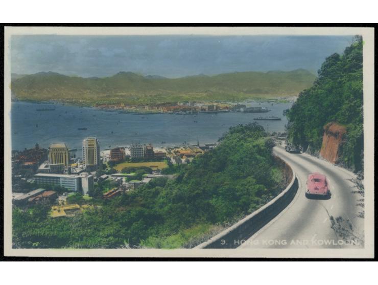 showing view looking to Kowloon side from Magazine Gap Road（馬己仙峽道）, unused. Extremely rare.
