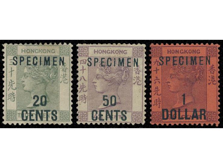 fine MH with part original gum. 20c &amp; 50c with minor thin spots. VF-F.
