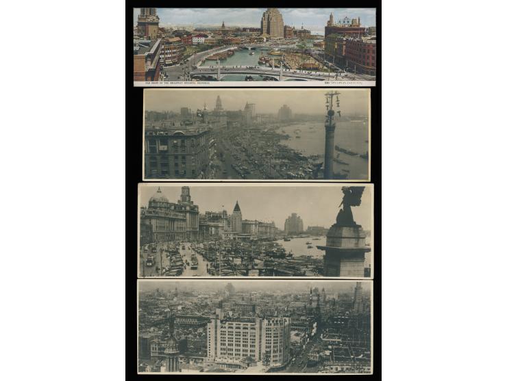 including 3 B/W cards and one coloured card. VF-F.