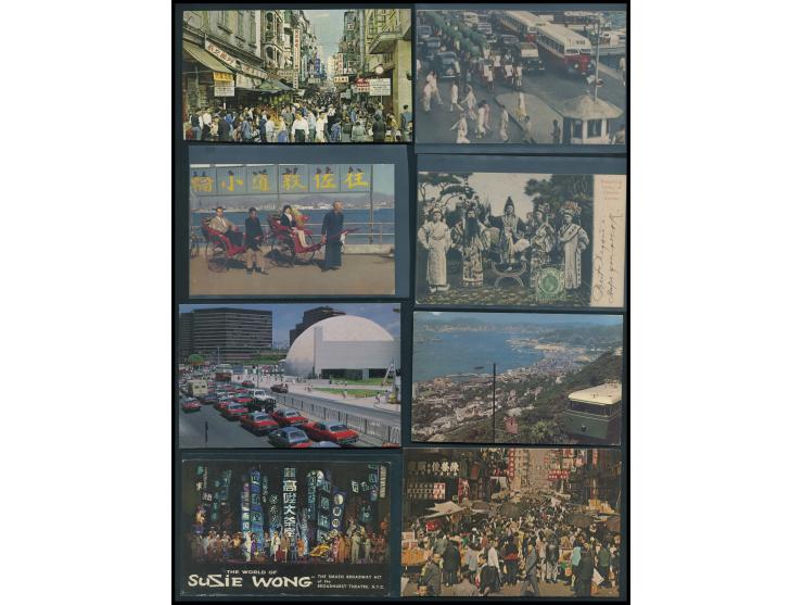 including Street Views, View from Hong Kong Peak, Macau Ruins of St. Paul's, Chairman Mao's portraits, Guilin views and many 