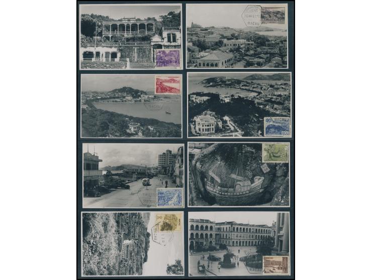 featuring identical scenic views on both the postage stamp and the postcard image, creating a visually appealing and thematic