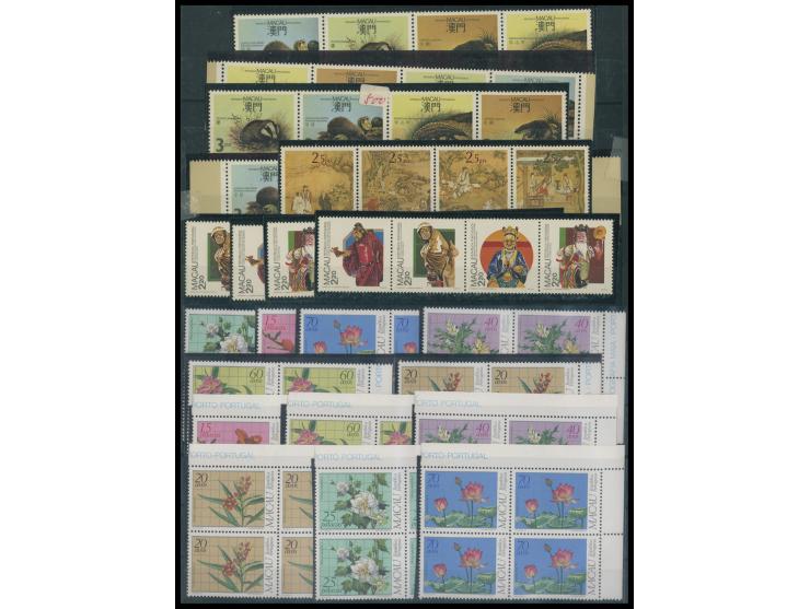 including Medicinal Plants, Centenary of Macau Stamps, Olympic Games in Seoul and many others. Large quantity. Please view.
