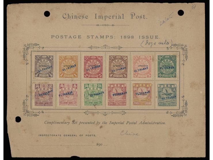 hinged on paper. VF-F.
