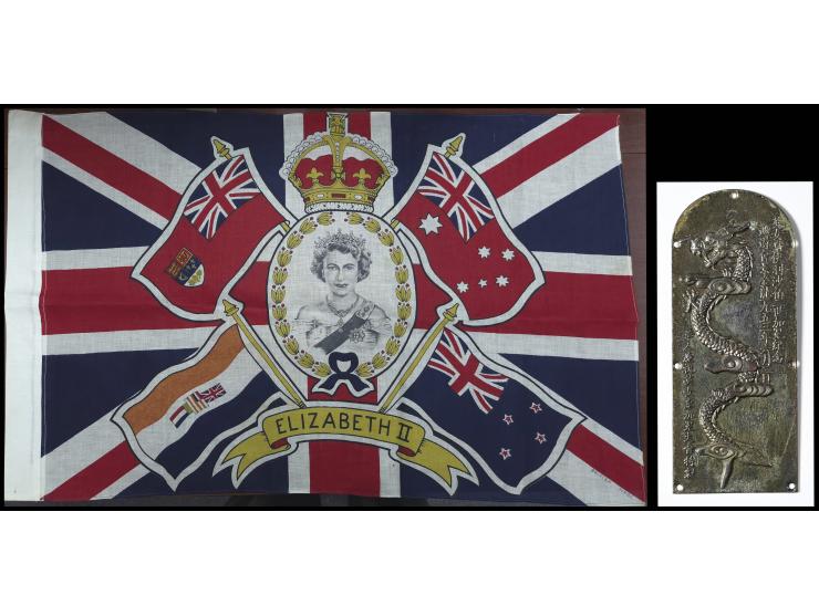 The “Golden Dragon” combines British royal symbolism with traditional Chinese elements, making it distinctive and of historic