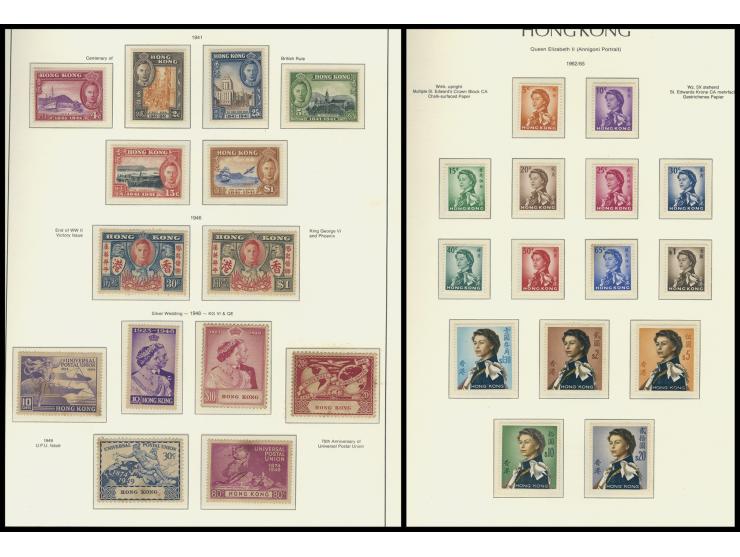 mostly commemorative issues, including many nice and early sets such as Jubilee Issue, KGV Silver Jubilee, KGVI Silver Weddin