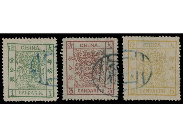 all used with Customs seal. With ligth creases. VF-F.
