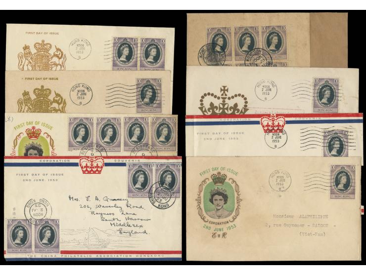 including some CPA FDCs. VF-F.
