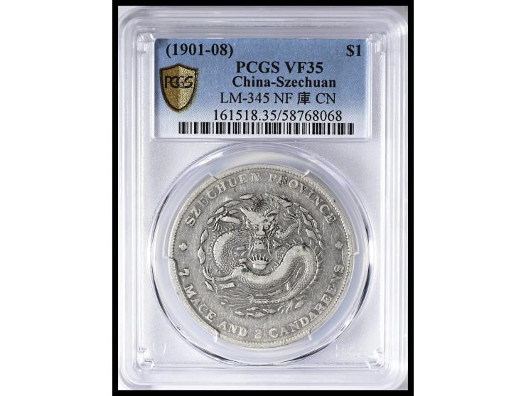 ND (1901-08) Szechuan $1, LM-345. PCGS VF35.

