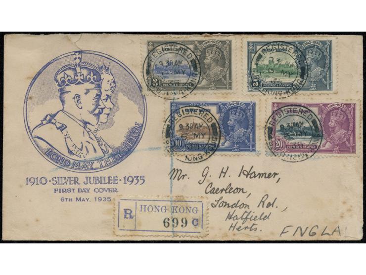 registered to England. Thinned at lower right. VF-F. A rare type.
