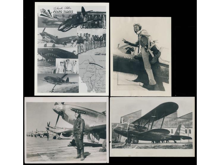 including aircraft with the famous “shark mouth” nose art, pilots, military scenes, and General Claire L. Chennault. The Flyi