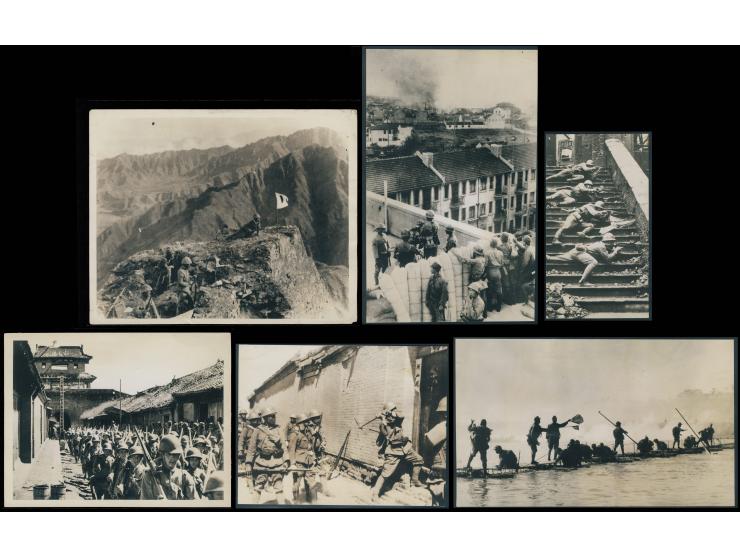 documenting pivotal events in China during the height of the Sino-Japanese War. Scenes include Japanese military advances, Ch